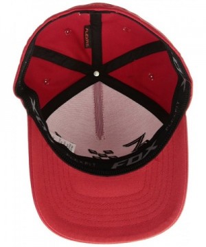 Fox Mens Avowed Flexfit Red in Men's Baseball Caps