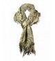 Collection Eighteen Women's Floral Paisley Fringe Scarf - Gold - CZ126MGRAAN
