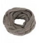 Kaisifei Women Warmer Unisex Soft Knit Cowl Infinity Scarf Shawl Wrap - Dark Gray - CD12MYDQC3R