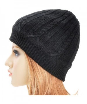 ZLYC Unisex Winter Cashmere Beanie in Men's Skullies & Beanies