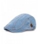 Unisex New Fashion Washed Cotton Denim Men Ivy Cap Irish Hats Truck Newsboy Caps - Light Blue 1 - CG186GD37RL