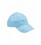 Glitzy Game Crystal Sequin Trim Womens Adjustable Glitter Baseball Cap Hat PALE BLUE - CN11U7YIURB
