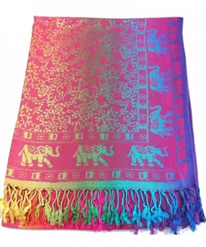 Elephant Design Pashmina CJ Apparel in Wraps & Pashminas