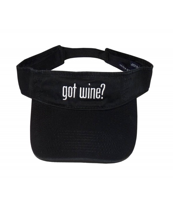 Got Wine? Black Visor - CU11EVLDTXV