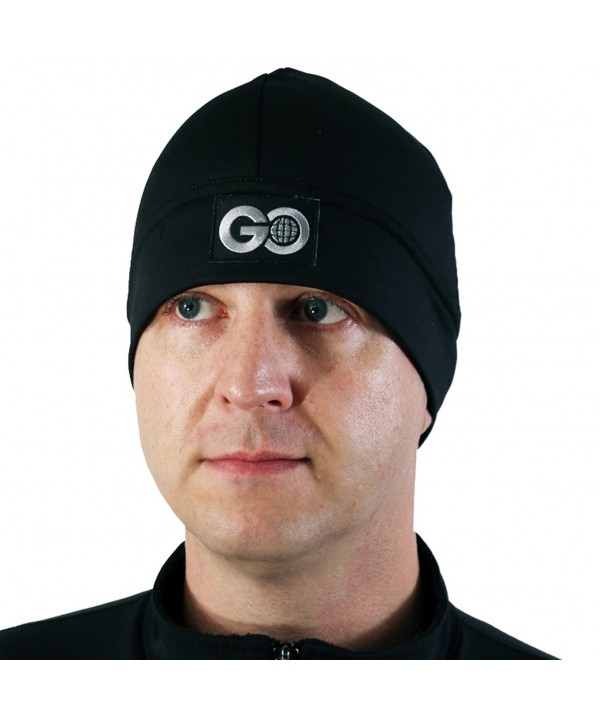 GO Athletic's Cold Weather Gear Beanie Hat - Black - C311QVT2K81