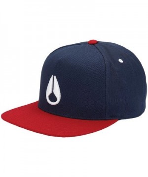 Nixon Simon Snapback Hat - Navy/Red - CT11I3PXHEH