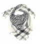 Lovarzi Star Scarf for Women and Men - Try trendy cotton star square scarves - Black & White - CU116KA8HFP