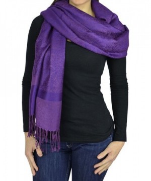 Belle Donne Jacquard Paisley Pashmina