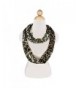 Leopard Animal Print Infinity Loop Fashion Scarf - Different Colors Available - Dark Brown - CA18C88N9XH