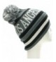 American Cities Los Angeles California Winter Cuff Beanie Knit Pom Pom Hat Cap - Gray Black - CT11P5E43BF