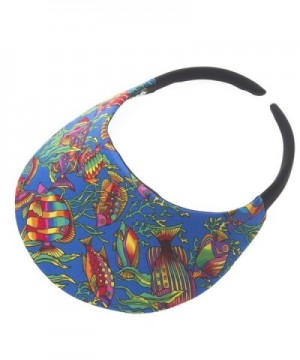 Tropical Fish Blue Visor - CS12E3BEH75