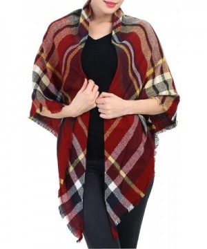 Blanket Scarf Christmas Plaid Shawl