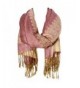 Winter Scarves Thick chunky long Pashmina Warm scarf all Colors Fashion Long shawl Big Grid - Puce - CX184XU3898