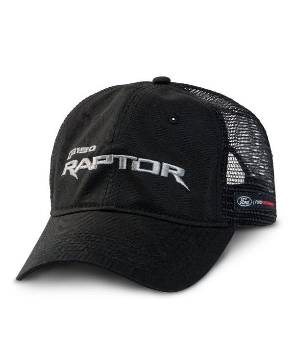 Ford F-150 Raptor Mesh Back Black Baseball Cap - CY12NRJASKS