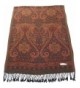 Kud Design 2 Ply Reversible Pashmina Shawl Scarf Wrap Stole CJ Apparel NEW - Maroon - CV115X758D1