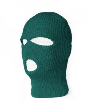 TopHeadwear's 3 Hole Face Ski Mask- Emerlad Green - CO11BGL1AR5