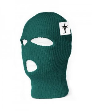 TopHeadwears Hole Face Emerlad Green