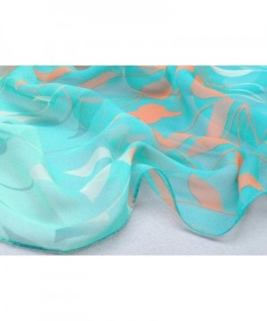 XUANOU Design Bright coloured Printed Chiffon in Cold Weather Scarves & Wraps