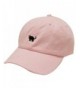 City Hunter C104 Small Black Cat Cotton Baseball Cap 9 Colors - Pink - CK12JDB11D3