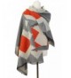 UTOVME Womens Fashion Cashmere Wool Feel Plaid Scarf Long Shawl Wrap Pashmina - Print in Gray - C112K85PH97