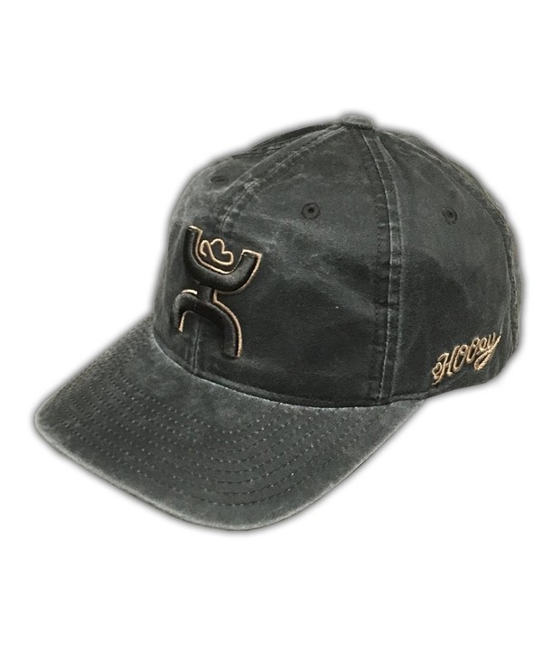 HOOey Men's Slick Wax Trucker Hat - 1580T-Brnw - Brown - CW12ELPPVNR