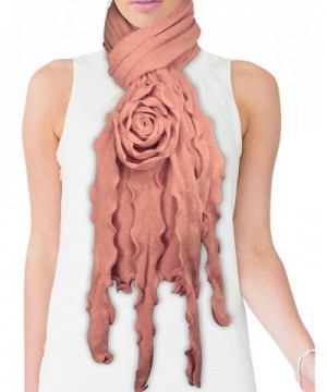 Acrylic Fashion Flower Ruffle Knitted