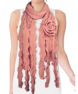 Acrylic Fashion Flower Ruffle Knitted in Fashion Scarves