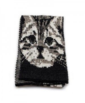 Kitty Cat Scarf Heather Brown