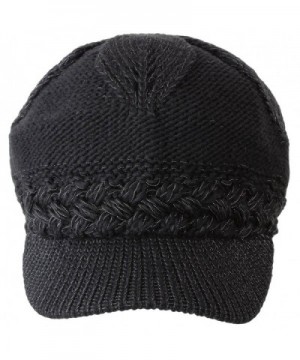 Womens Chunky Knitted Metallic Thread in Women's Skullies & Beanies