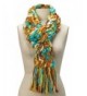 Womens Colorful Open Weave Scarf