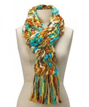 Womens Colorful Open Weave Scarf