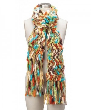 Womens Colorful Open Weave Scarf in Cold Weather Scarves & Wraps