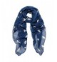 DaySeventh Fashion Women Lady Penguin Print Shawl Butterfly Voile Rectangle Cute Scarf Scarves - Navy - CW1265P1H9D