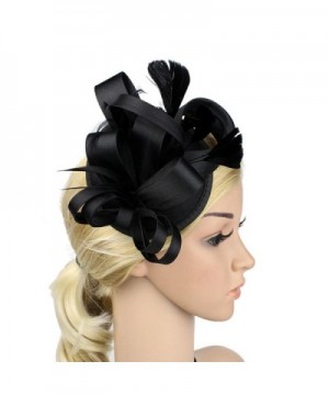 ChezAbbey Feather Pillbox Fascinator Cocktail