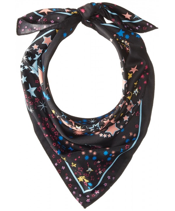 BCBGeneration Women's Starbust Square Scarf - Black/Multi - CT12O4RLAJP