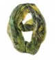 Floral Print Lightweight Spring Infinity Loop Scarf - Abstract Yellow - CA12B2FCVAJ