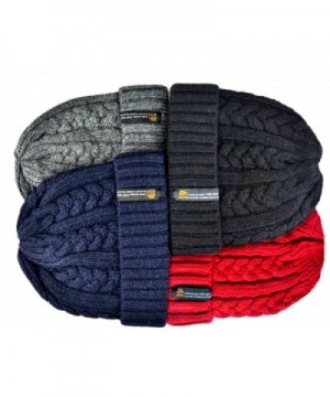 Yamimi Mens Oversize Cable Beanie