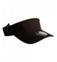 Enimay Sports Tennis Golf Sun Visor Hats Adjustable Velcro Plain Bright Colors - Black - CK11Q13JWTH