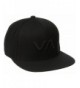 RVCA Men's VA Snapback II Hat - Black/Black - CM11RDDGXEL