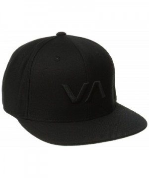 RVCA Men's VA Snapback II Hat - Black/Black - CM11RDDGXEL