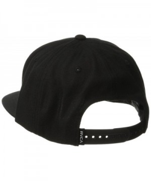 RVCA Mens Snapback Black Size