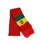 RW Knitted Rasta Lion Scarf - Red/Rasta - CX124LTUTP3