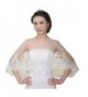 Sarahbridal Ivory Faux Fur Cape Stole Shawl BoleroJacket Coat Shrug Women 17016 - Ivory - CC11R3PIWZH