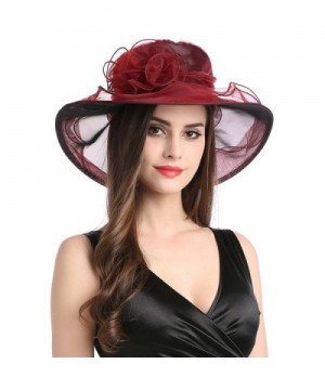 Womens Organza Fascinator Kentucky Wedding in Women's Sun Hats