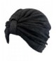 Black Soft Terry Cloth Turban