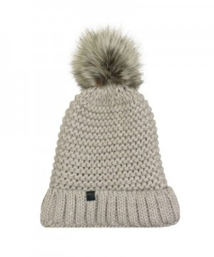 Luxury Divas Taupe Winter Beanie