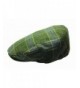 Quiet Man Irish Designed Green Tartan Designed Flat Cap - CH12N1VLPGT