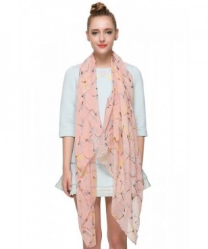 HUAN XUN Lightweight Salmon Pink in Fashion Scarves