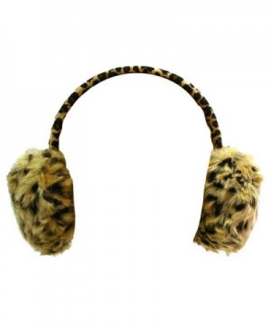 Leopard Print Faux Fur Earmuffs