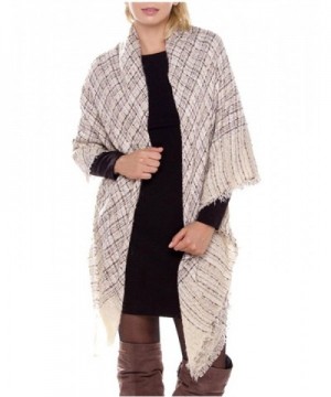 Womens Oversized Checked Blanket Fashion